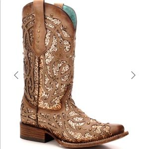 Corral Women’s Orix Glitter Inlay & Studded Boots